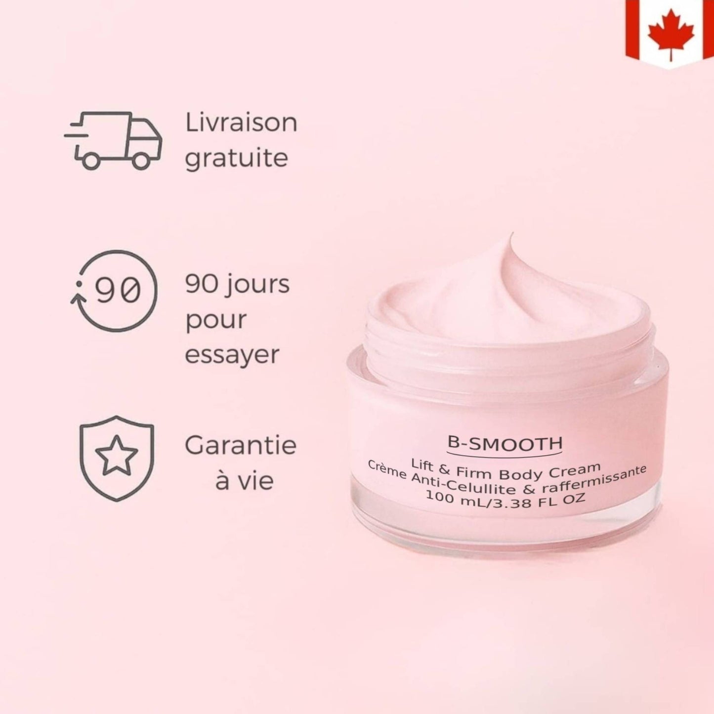 B-SMOOTH LIFT & FIRM BOOTY 🍑 CRÊME ANTI-CELLULITE
